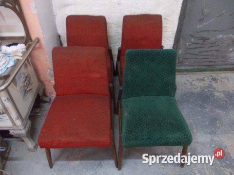 Stary fotel krzesło PRL vintage lata 60 Bielsko-Biała sprzedam