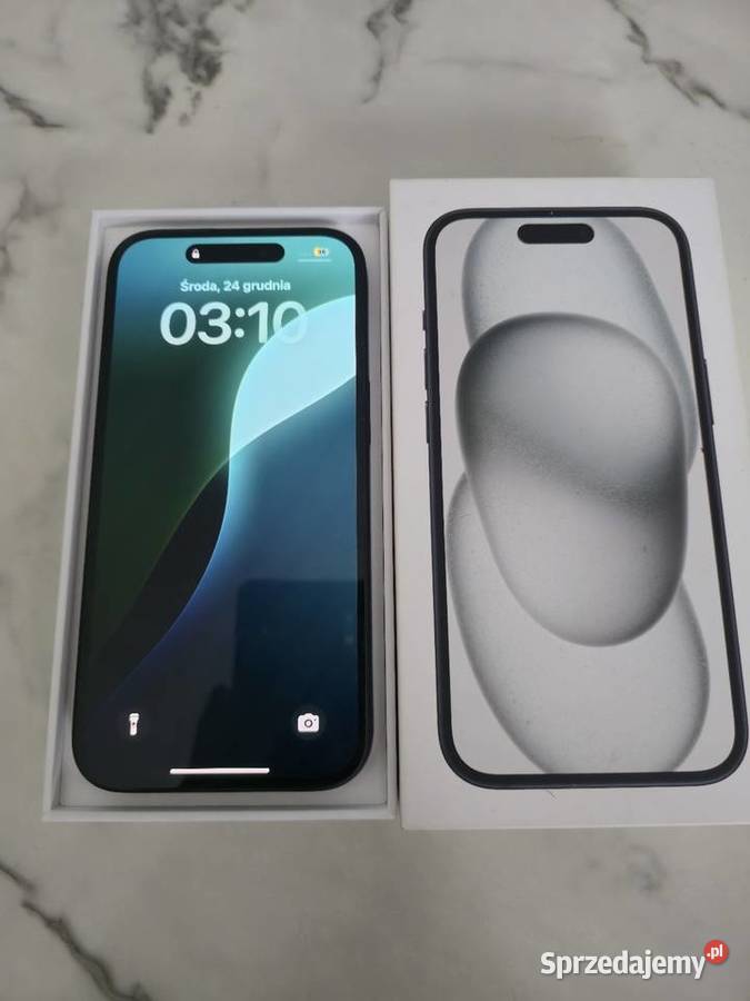 IPhone 15 128Gb Black kondycja 85 stan idealny Opole