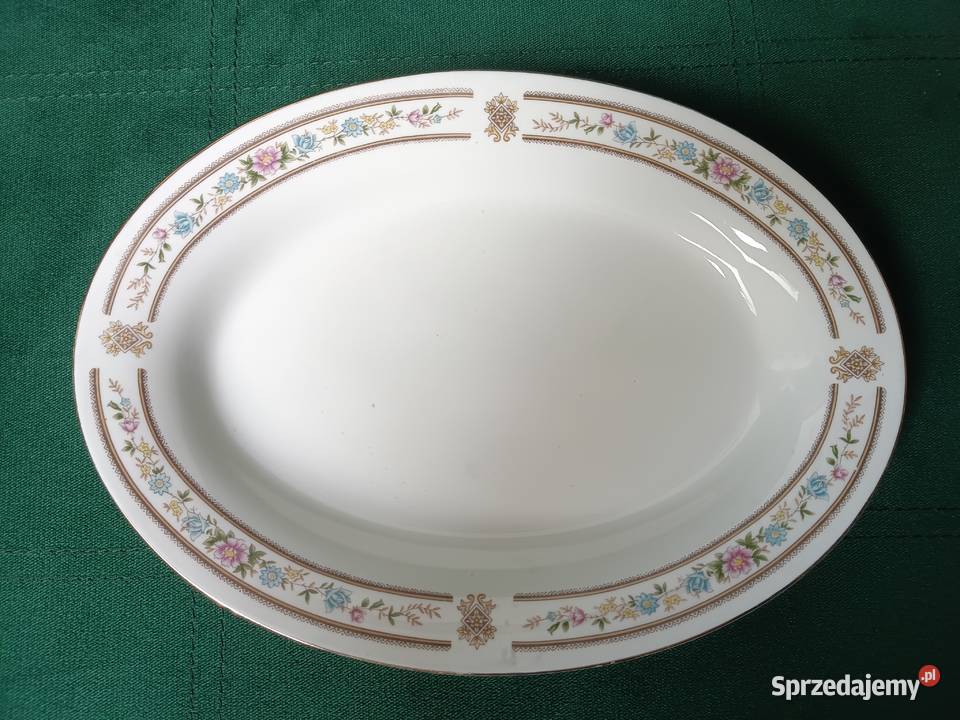 Porcelanowa taca półmisek duży Zbylitowska Góra