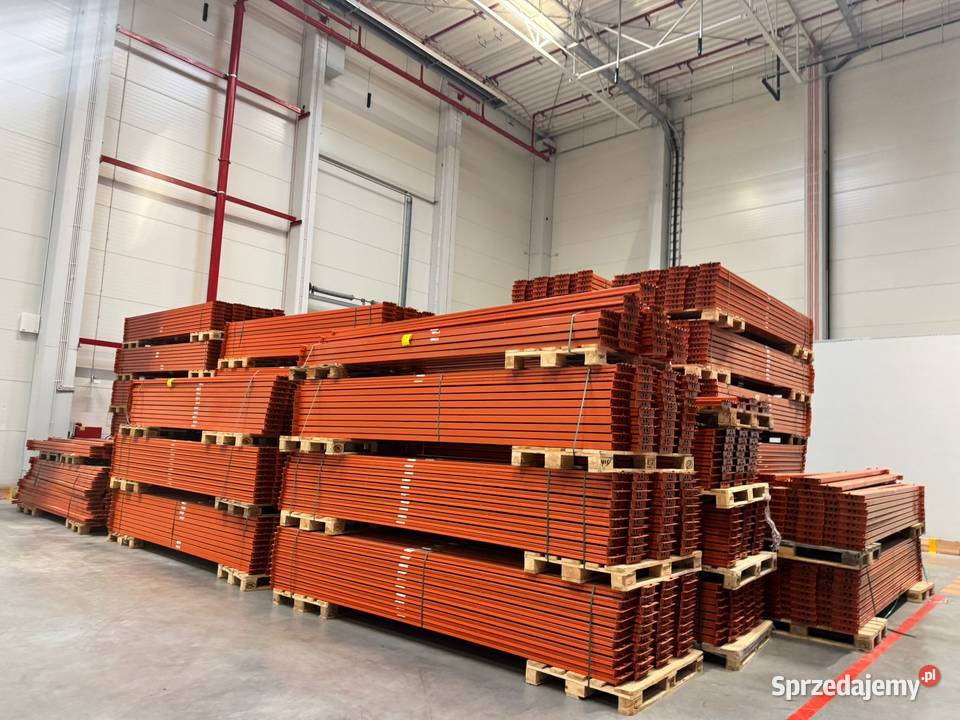 Regały paletowe Mecalux 7500x1100 mm belki Warszawa sprzedam