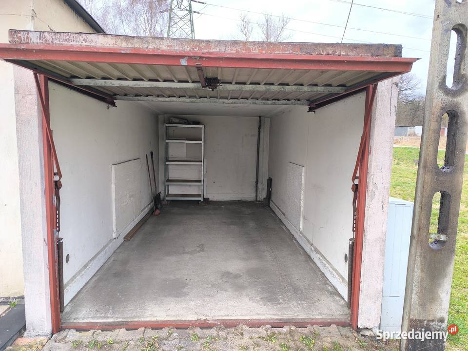 Garaż z płyt żelbetowych sprzedam murowany Łaziska Górne