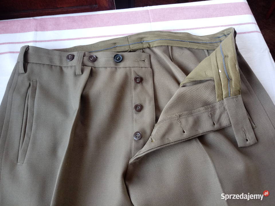 bryczesy spodnie oficerskie wojskowe KRWP wz 92 Piotrówek