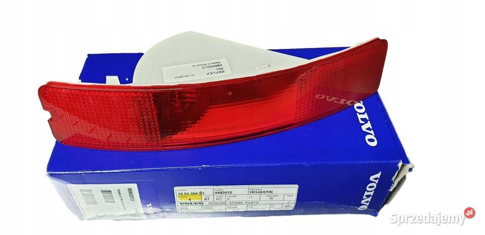 VOLVO XC90 przedlift odblask zderzaka tyl prawy