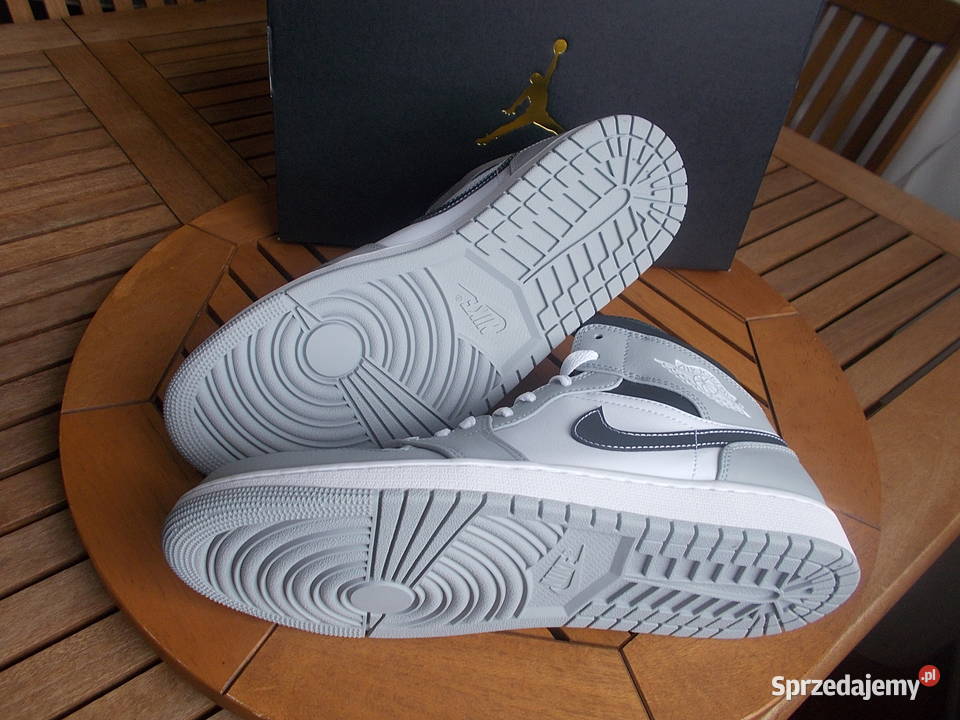Nike Jordan 1 Mid Light Smoke Grey Anthracite Poznań sprzedam