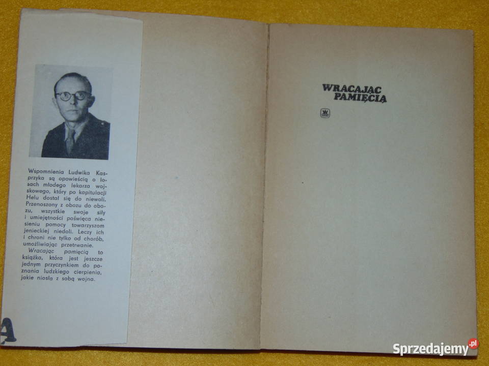 Wracając pamięcią Ludwik Kasprzyk Lublin sprzedam
