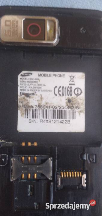 samsung sghi900 i900 smartfon Pozostałe Sandomierz sprzedam