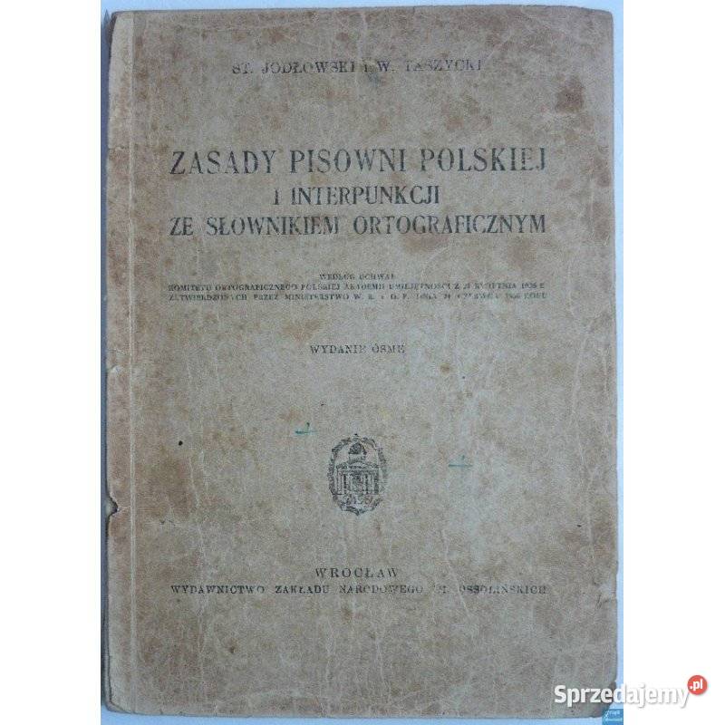 Zasady Pisowni Polskiej i Interpunkcji ze
