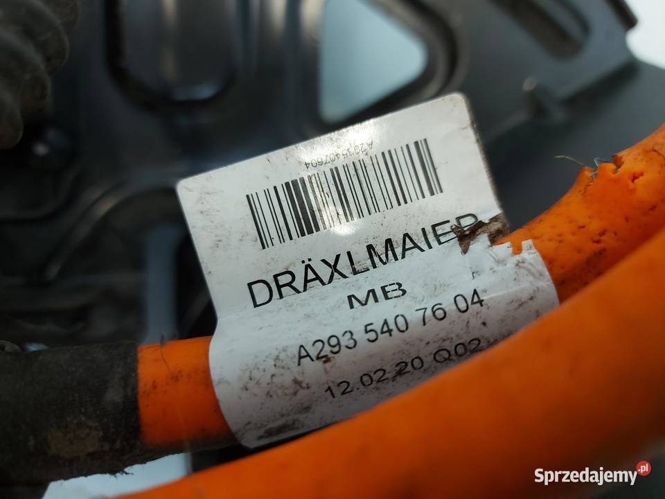 Mercedes EQC 400 W293 KABEL PRZEWÓD GNIAZDO DO osobowe