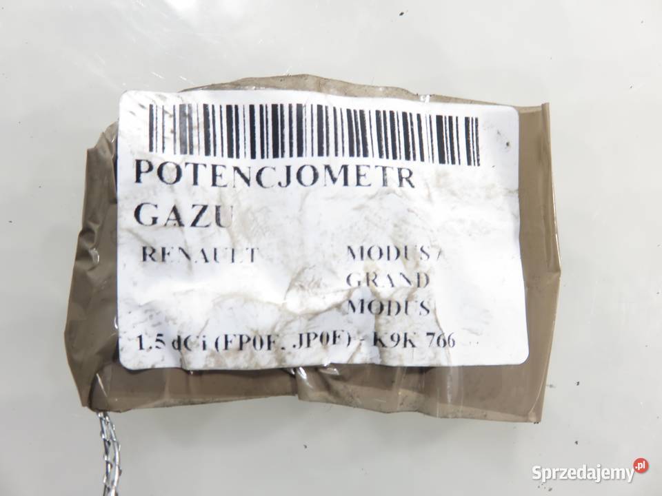 POTENCJOMETR GAZU RENAULT MODUS 15 dCi