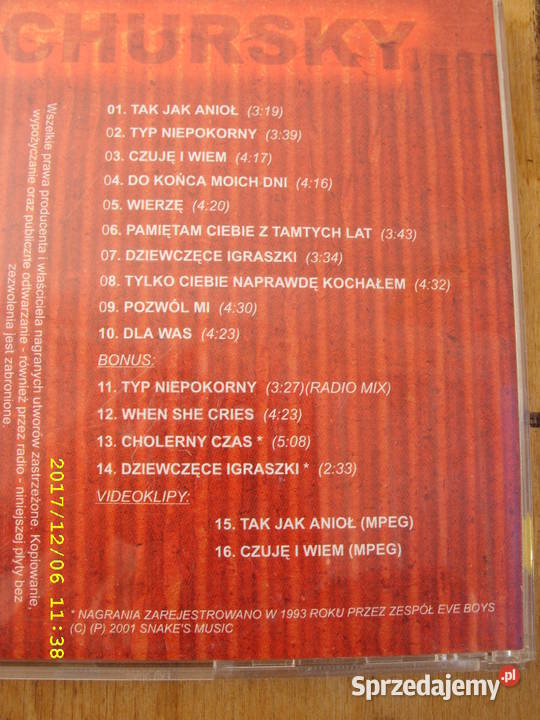 CD STACHURSKY 4 plyty Wołów