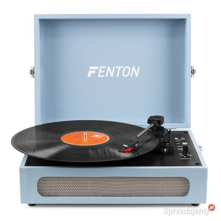 Gramofon w walizce z wbudowaniami głośnikami Gramofony Poznań