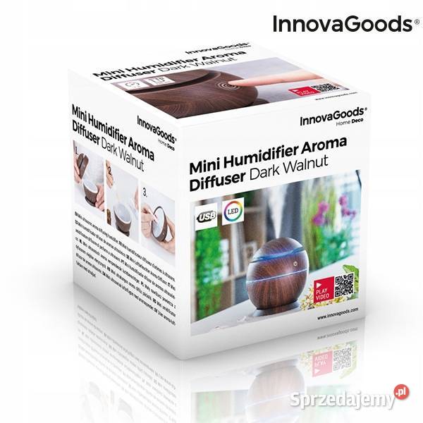 Mini nawilżacz dyfuzor zapachowy ciemny orzech