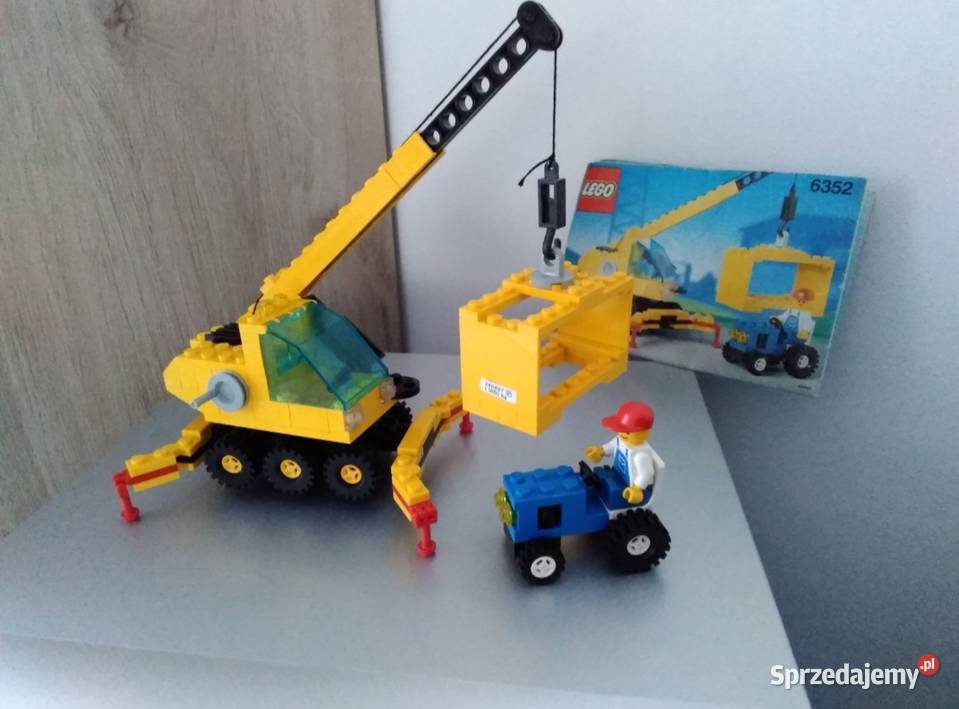 LEGO 6352 Żuraw cargomaster z ciągnikiem 1991r Radom