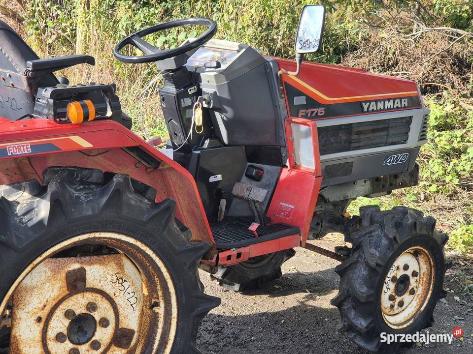 Traktorek traktor YANMAR F175D 17 44 Napęd 4x4 Małuszyn