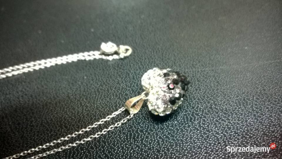 srebrny łańcuszek z wisiorkiem 0112 Warszawa
