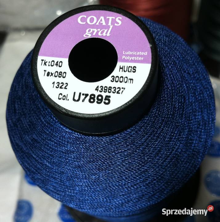Nici do szycia szwalnicze COATS GRAL Tkt 10 Tex Tarnowo Podgórne sprzedam