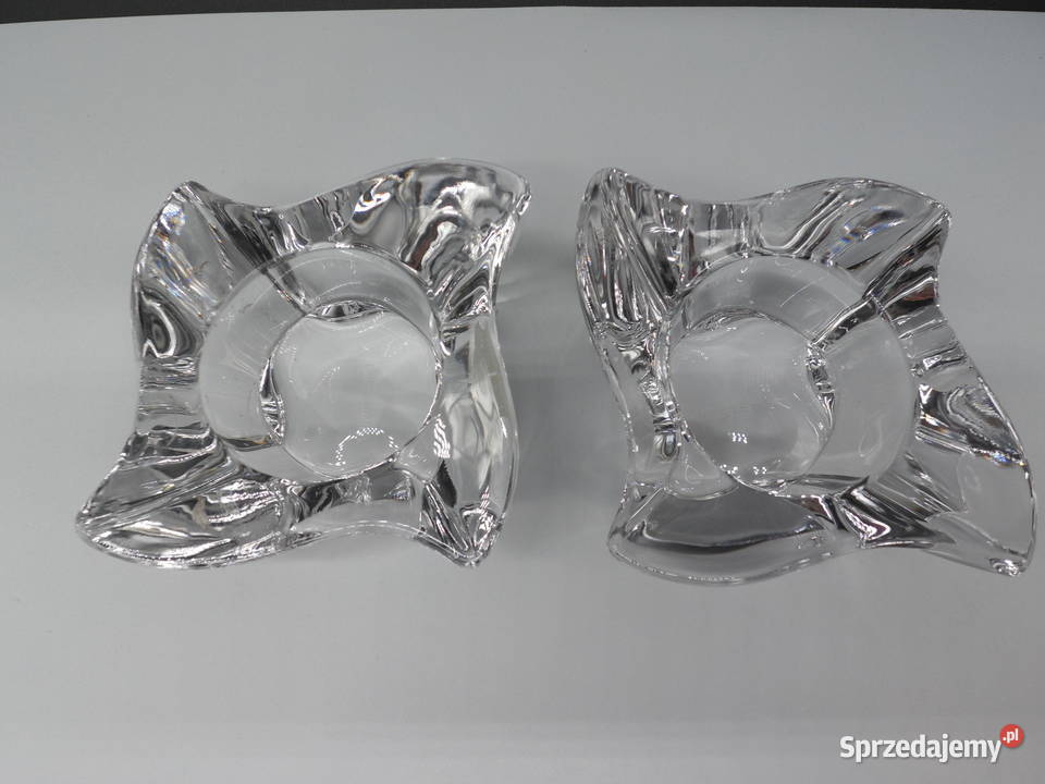 Villeroy Boch Wave świeczniki 2 sztuki Porcelana i szkło