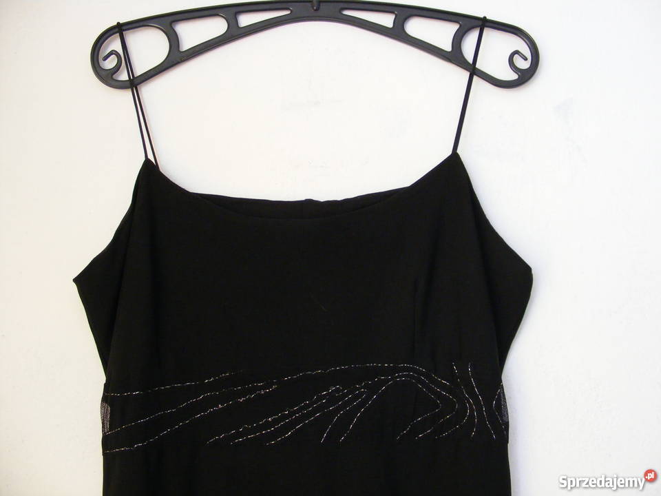 Sukienka czarna na ramiączkach EGO rozmiar ML Oborniki Śląskie sprzedam
