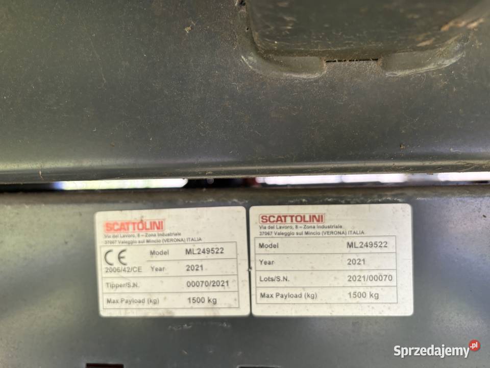 Kiper wywrot zabudowa Fuso Canter Mercedes Iveco