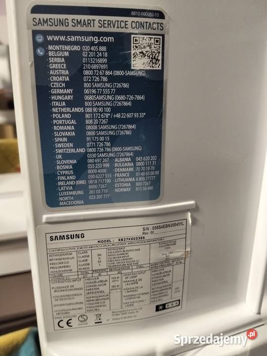 Lodówko zamrażarka Samsung 59cm Łódź