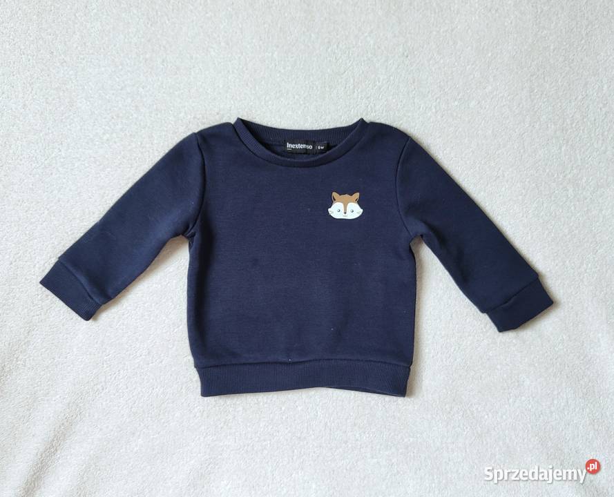 Bluza niemowlęca Inextenso 6M 62 68 granatowa chłopiec Bluzy Szczecin
