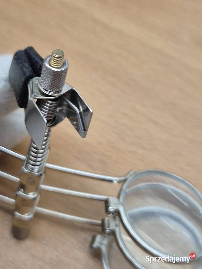 Przypinana lupa do okularów potrójne soczewki śląskie Chorzów
