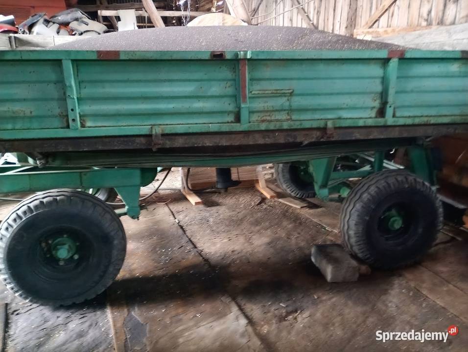 3 przyczepy Sanok D50 D47 D46 Przyczepy rolnicze Rolnictwo Gronowo