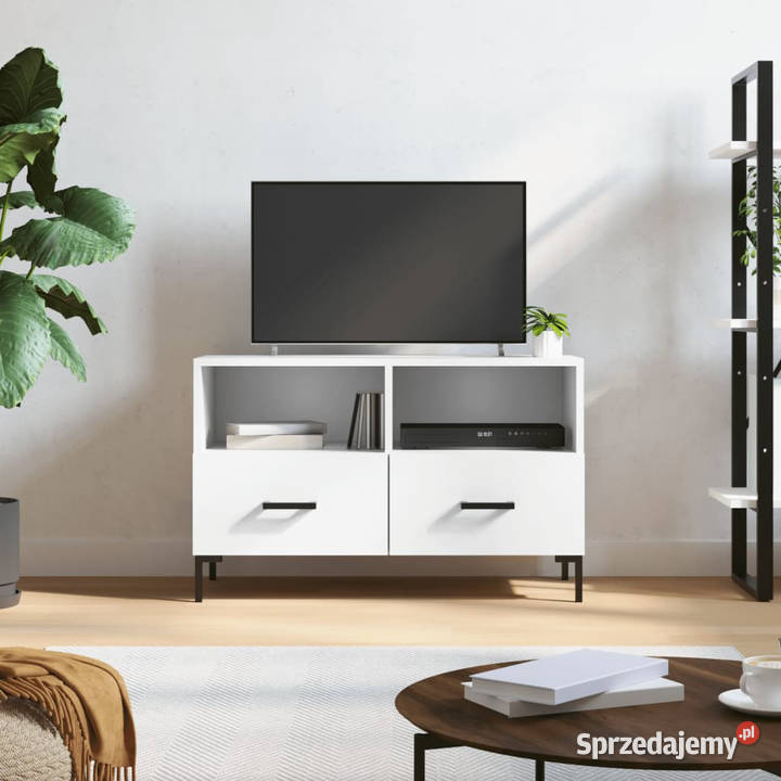Szafka pod TV biała 80x36x50 materiał mazowieckie Warszawa sprzedam