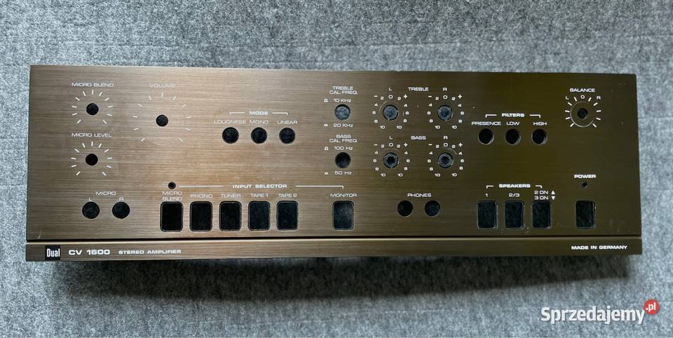 DUAL CV 1600 panel przedni 2 Lublin sprzedam
