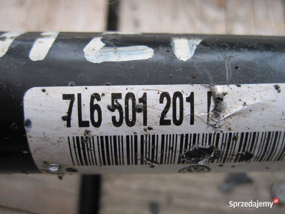 VW TOUAREG I 25 TDI 05r półoś lewa tył 7L6501201 Półosie