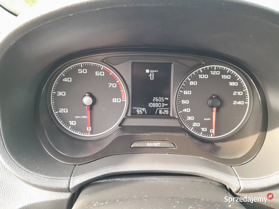 SEAT IBIZA 2017 r LPG niski przebieg benzyna+LPG świętokrzyskie Kielce