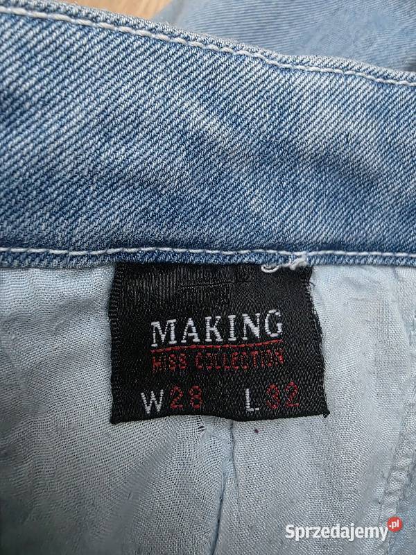 Spodnie szerokie dżinsowe Warszawa