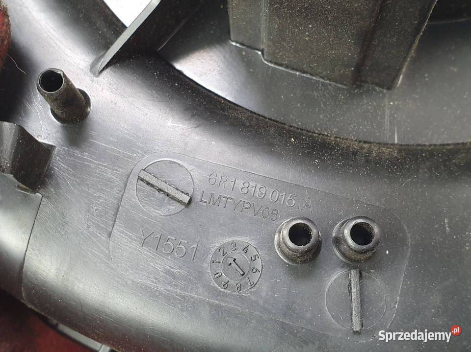 WENTYLATOR KABINOWY SKODA FABIA III 6R1819015A Pozostałe Lipno