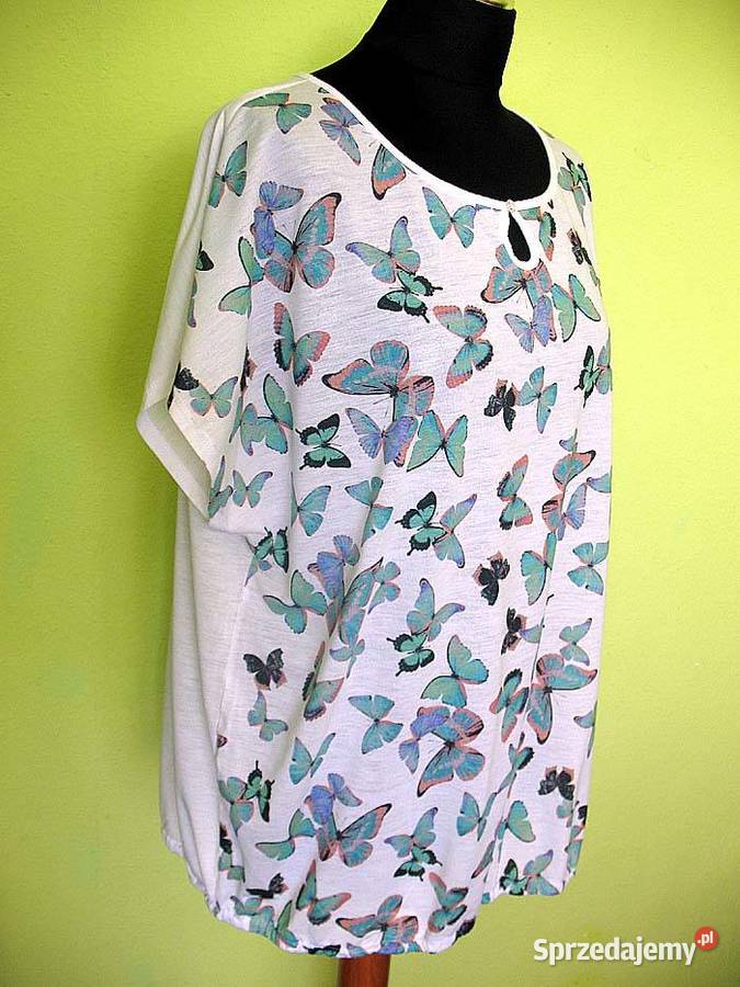 Bluzka oversize top Tshirt 50 biust 134