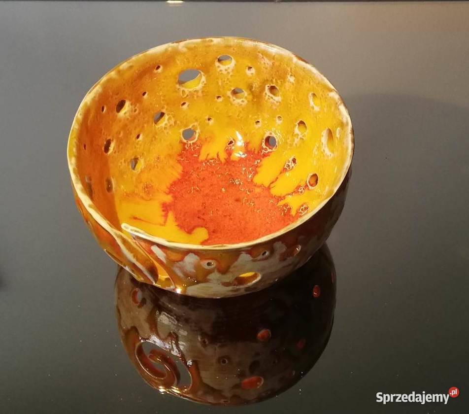 ręcznie robiona misa ceramiczna ze ślimakiem do Warszawa