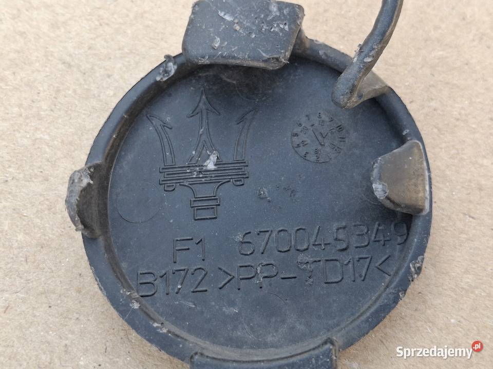 MASERATI LEVANTE ZAŚLEPKA HAKA ZDERZAKA TYŁ lubuskie