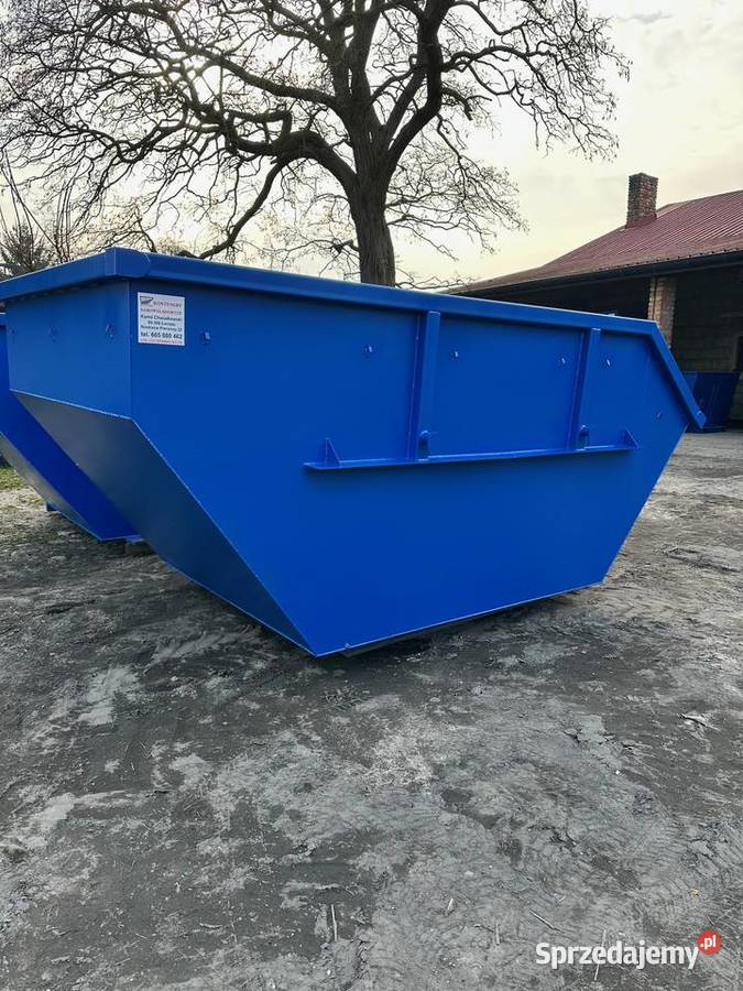 Kontener mulda 7 m3 asymetryczna pojemnik na Niedrzew Pierwszy