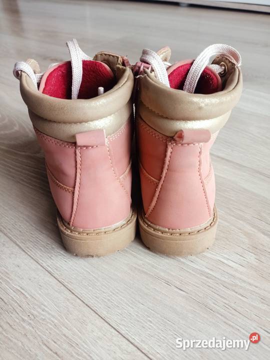 Buty trekkingowe trzewiki dziecięce różowe 24 Płock sprzedam