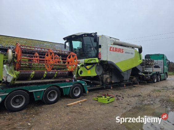 Kombajn zbożowy Class Lexion 550 Stan Zbożowe Łomża