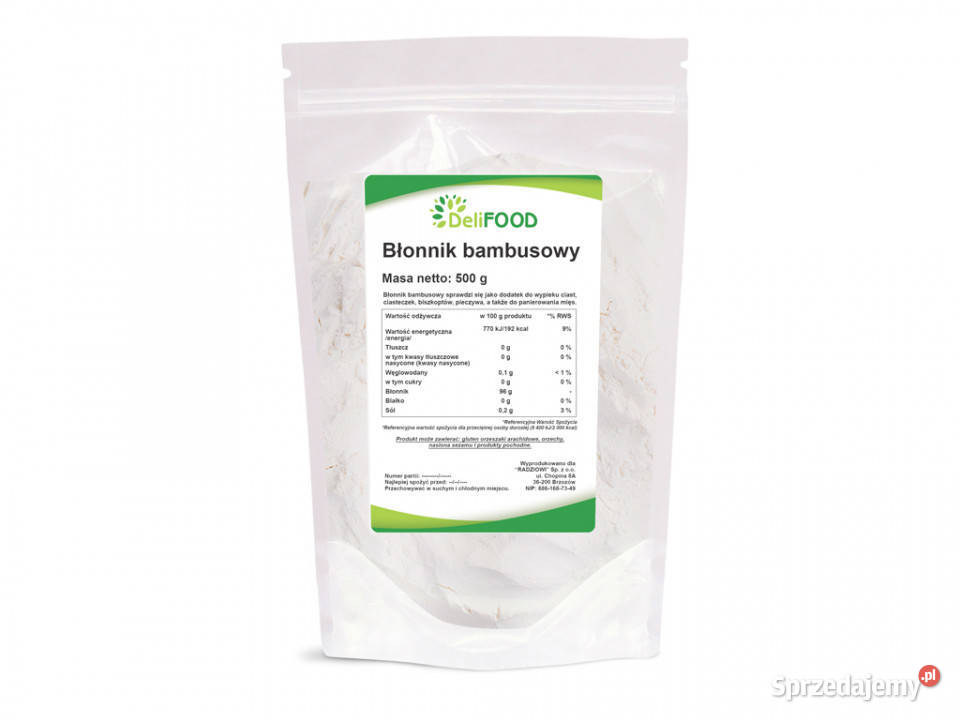Błonnik bambusowy 500g Brzozów sprzedam