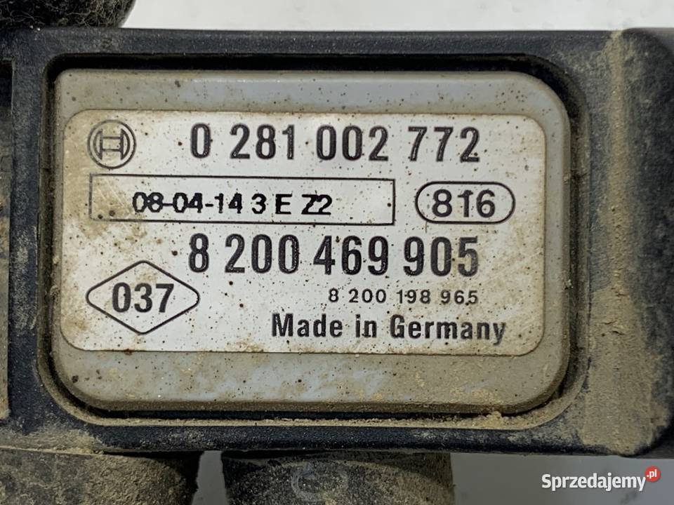 CZUJNIK CIŚNIENIA SPALIN DPF RENAULT KOLEOS I podkarpackie