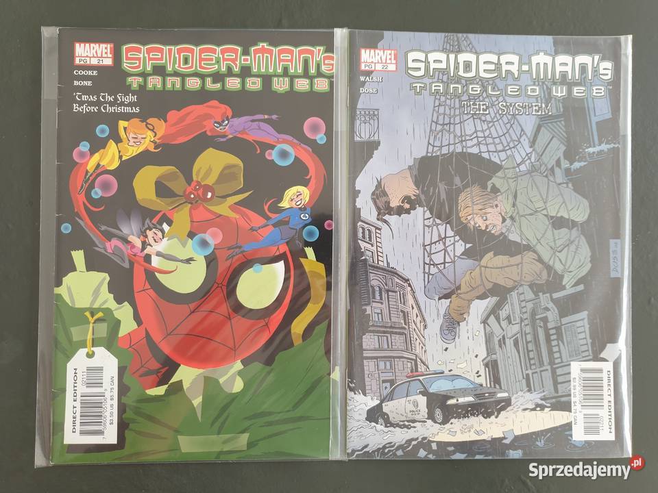 SpiderMans Tangled Web 12 komiksów Marvel USA Gdynia