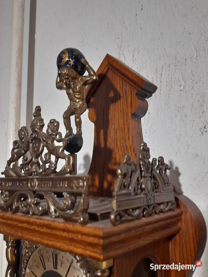 Strunowy zegar wiszący holenderski Atlas Rzeszów sprzedam