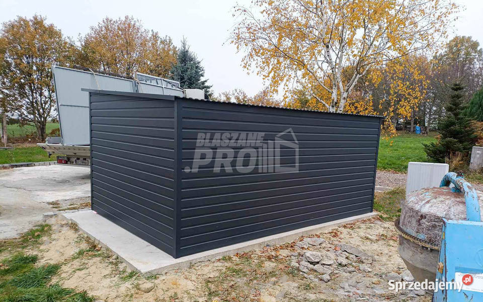 Schowek domek ogrodowy 45x25m Antracyt dach spad