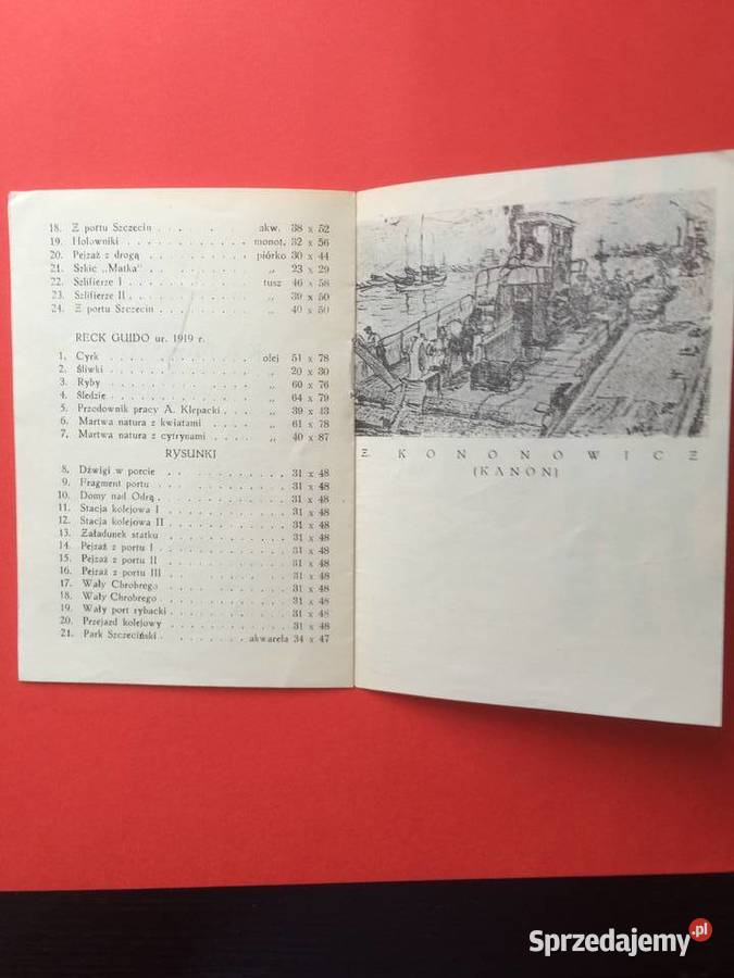 2579 Wystawa Obrazów Z Kononowicz i Guido Reck Szczecin sprzedam