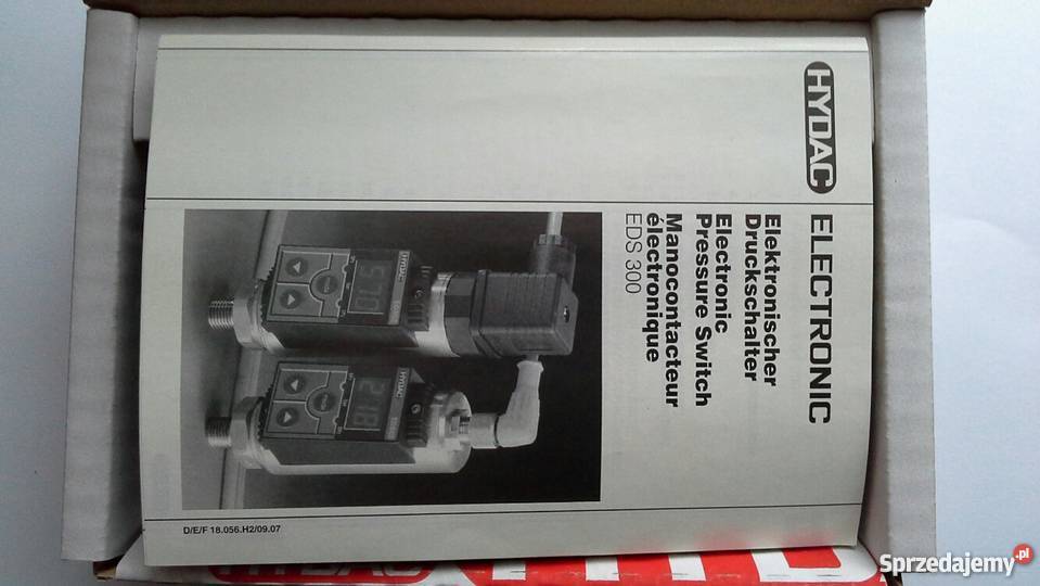 Elektroniczny przekaźnik ciśnienia Hydac EDS 345 śląskie sprzedam