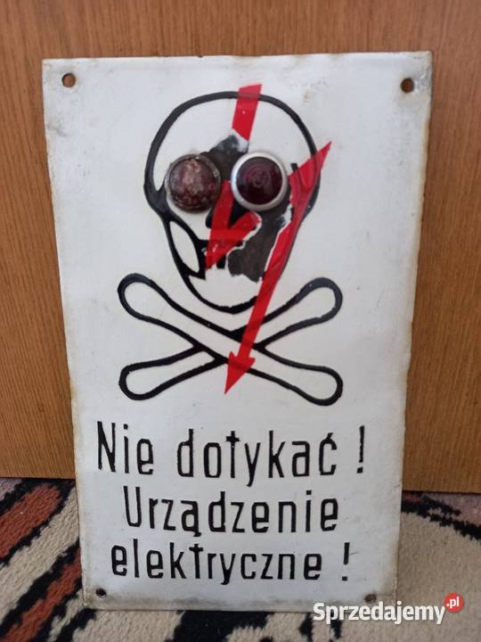 Tablica nie dotykać urządzenia elektryczne Tomaszów Lubelski