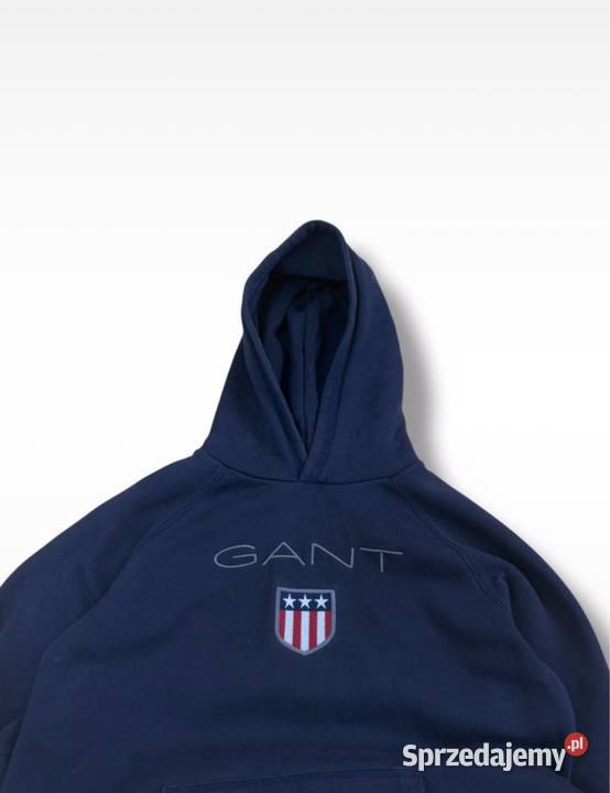 Bluza z Kapturem Gant Granatowa Meska Unisex Kłobuck