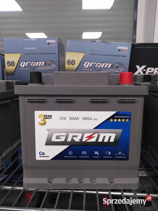 Akumulator GROM Premium 50Ah 450A Piotrków