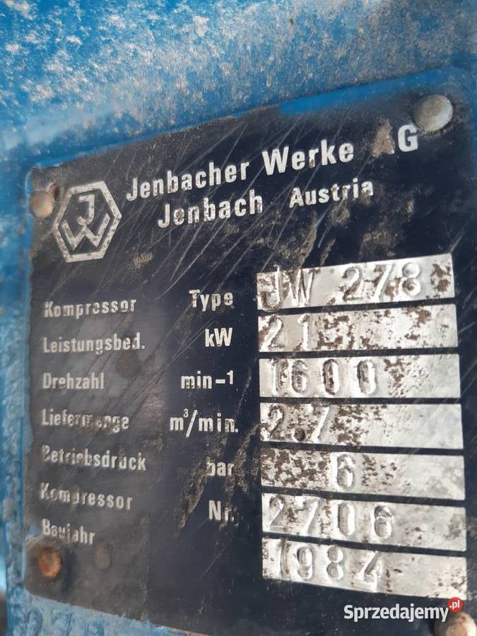 Kompresor spalinowy Diesel sprężarka Powietrza Częstochowa sprzedam